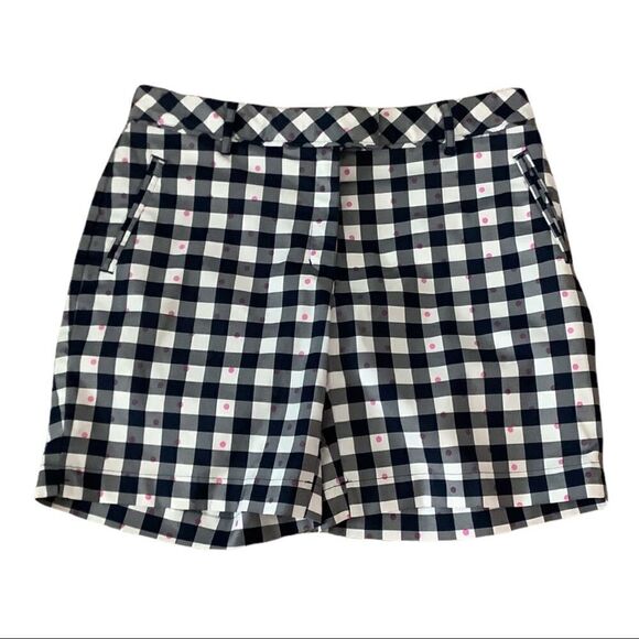 Lady Hagen Blue & White Checkered Shorts with Pink - Picture 1 of 4